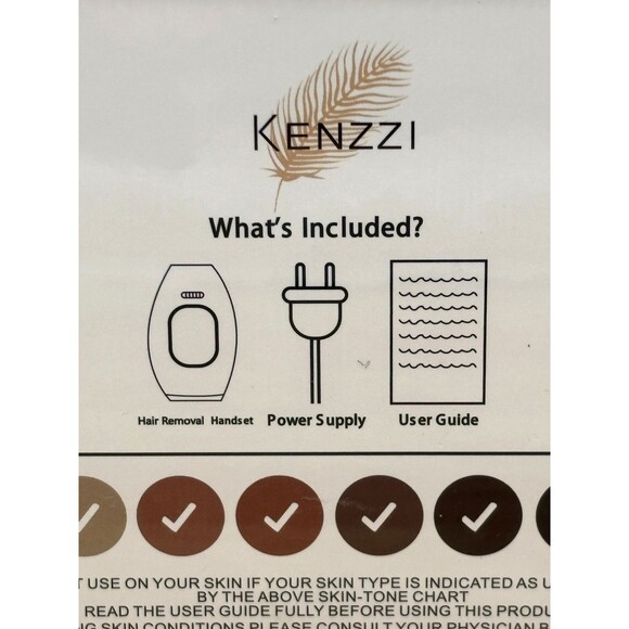 Kenzzi The Premium Hair Removal Handset Body & Face At Home IPL Hair Removal - Picture 9 of 13